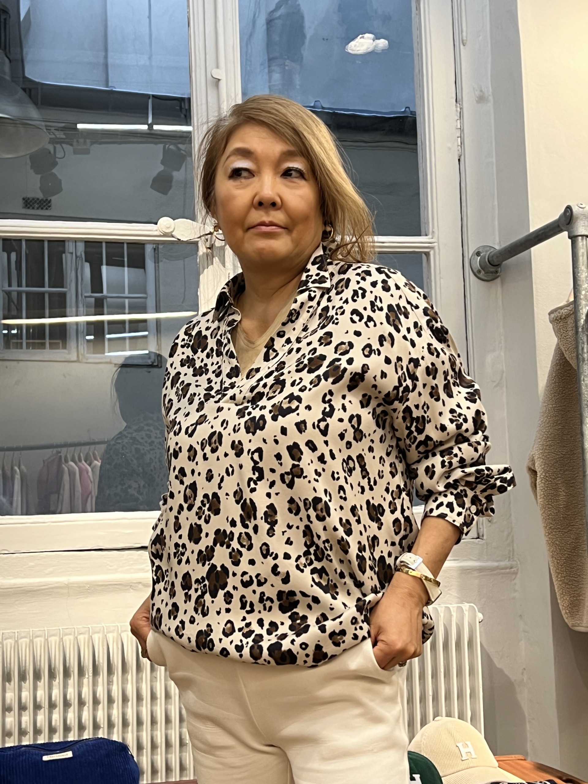 Hartford(ヒョウ柄ブラウス）