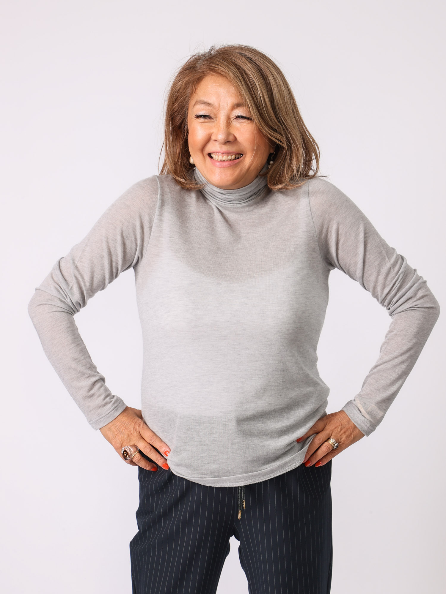 BRAHMIN(カシミヤシルクシアータートルネック)