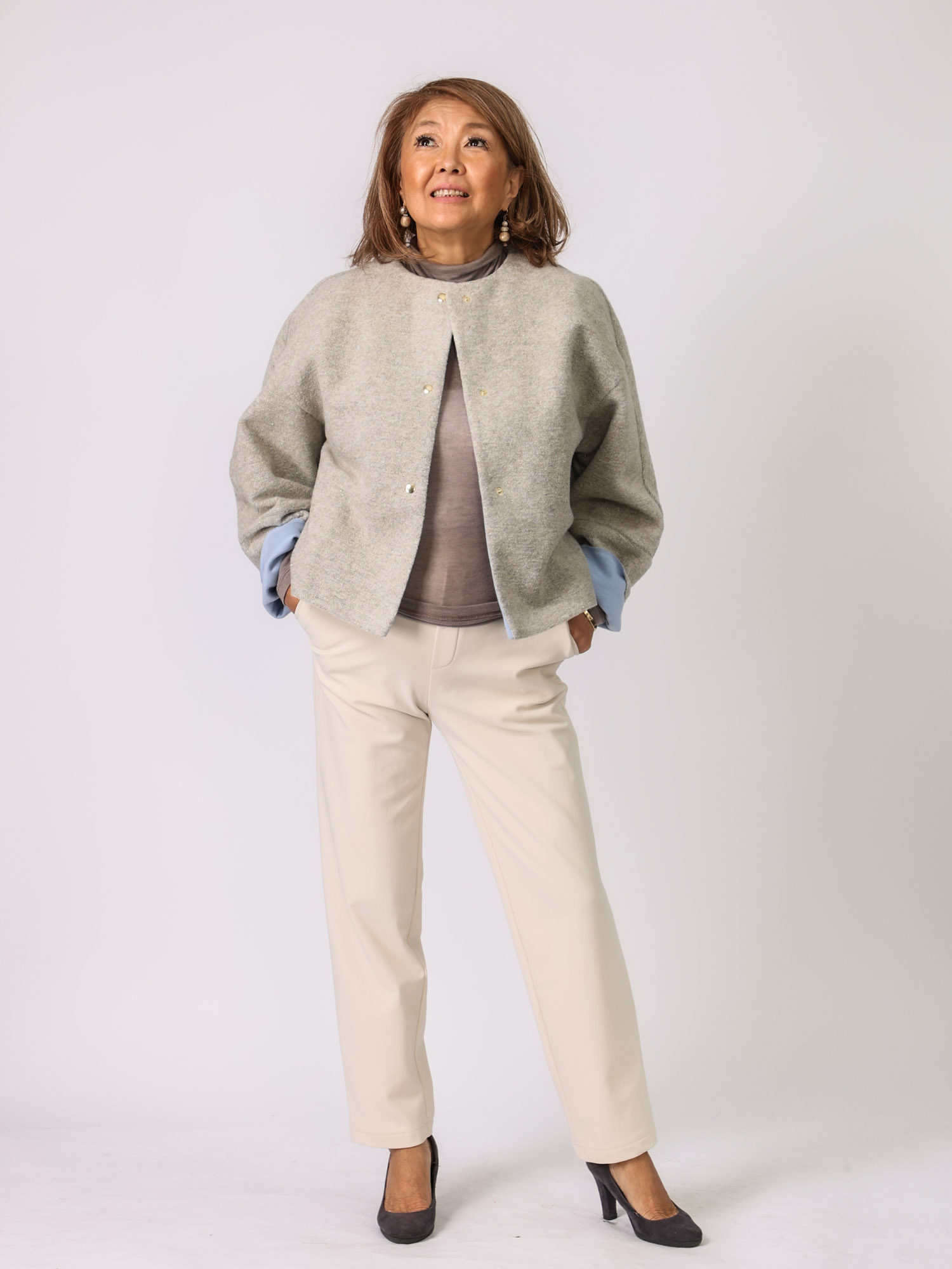 BRAHMIN(ラメジャケット)