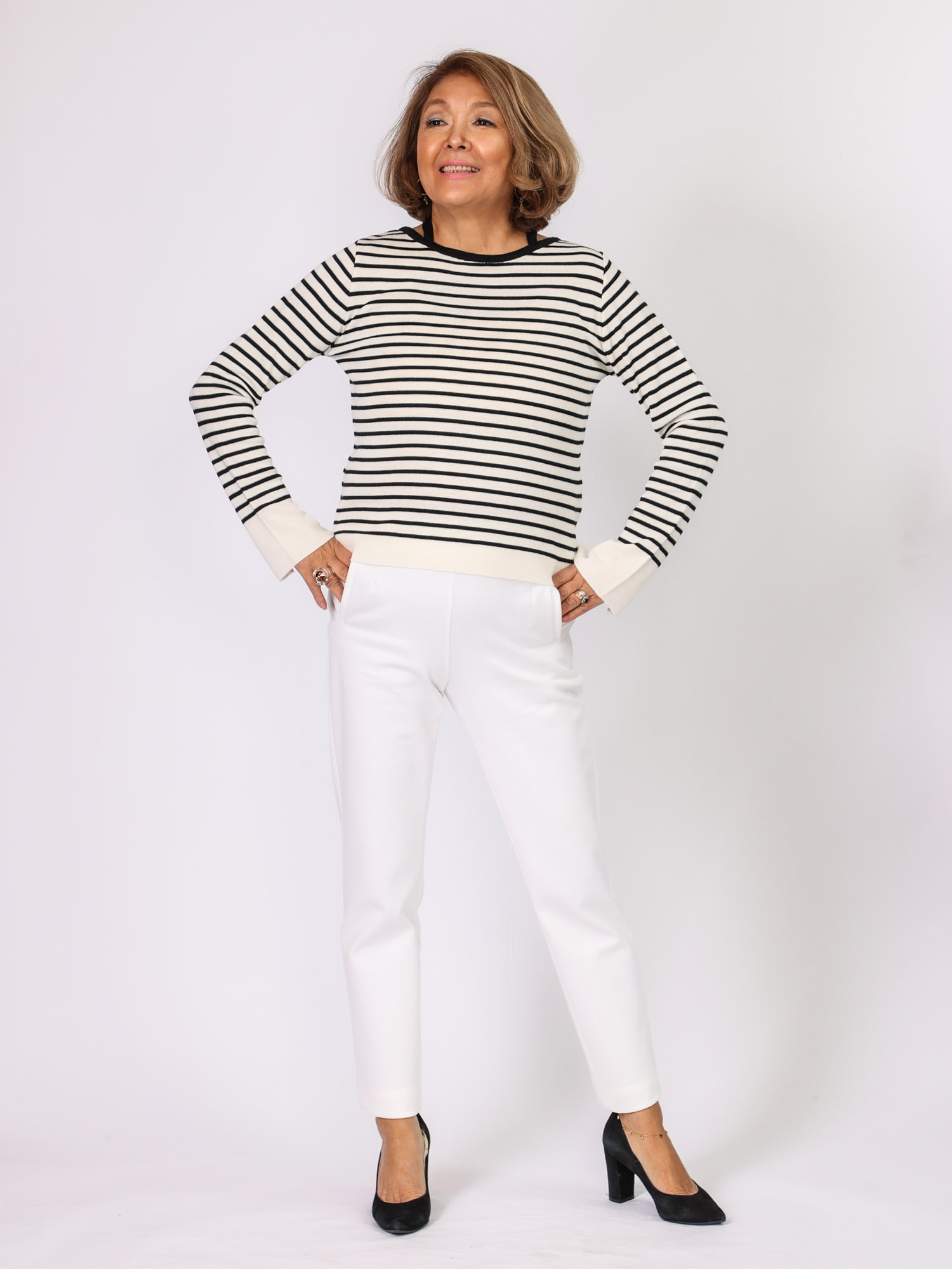 Mylanka(配色リボンニット)