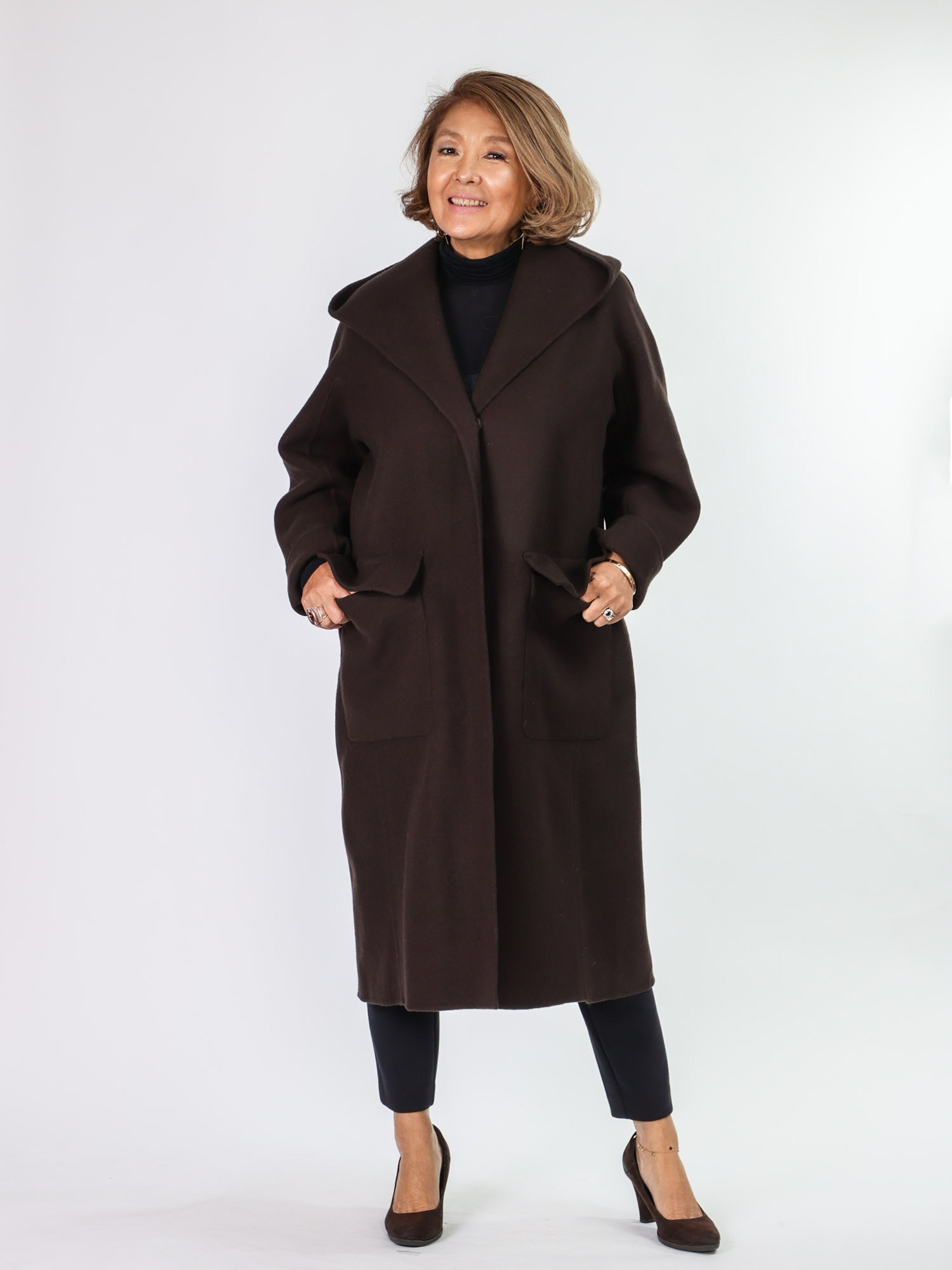 BRAHMIN(ウールフードコート)