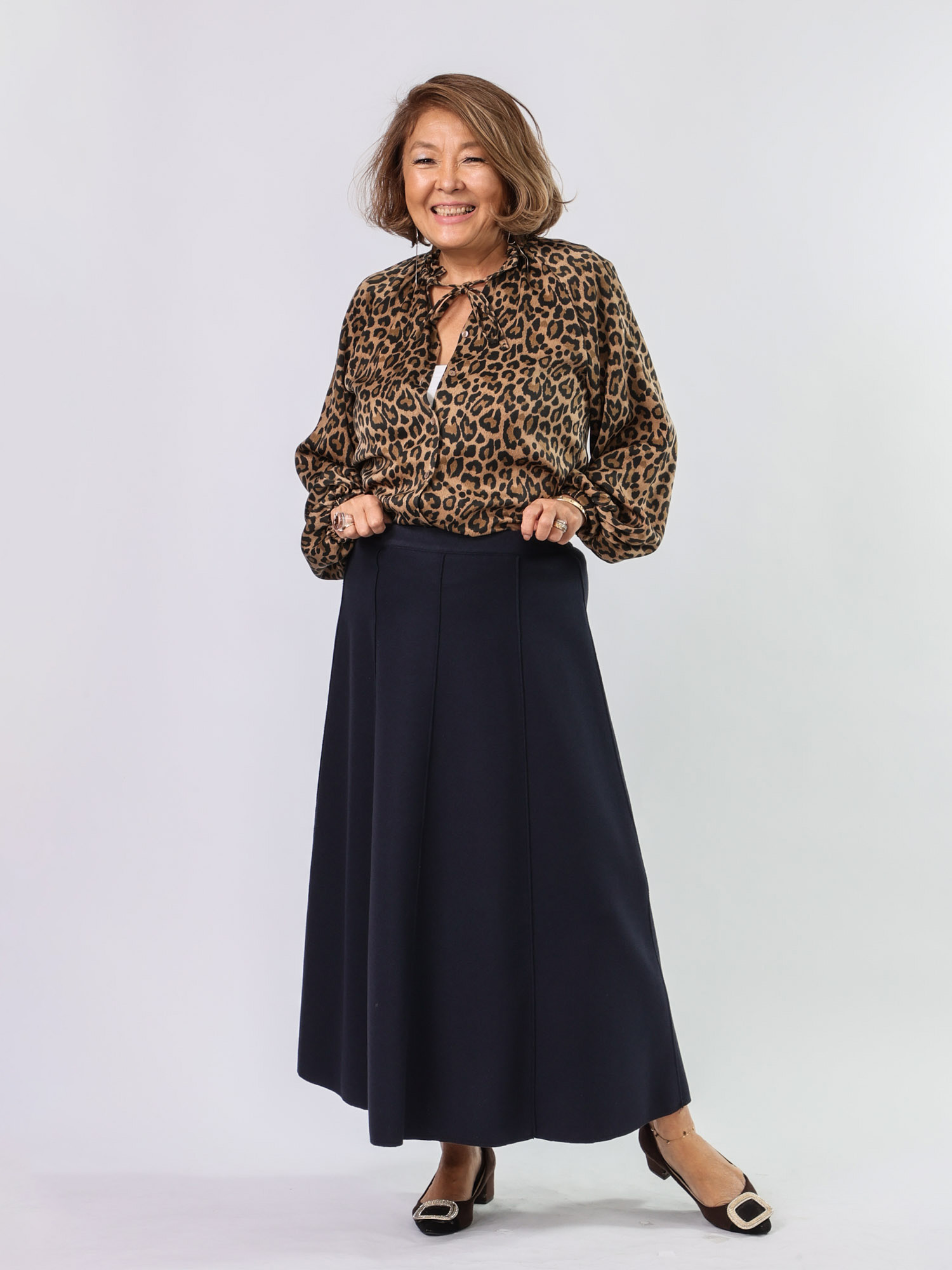 Mylanka(メルトンフレアスカート)