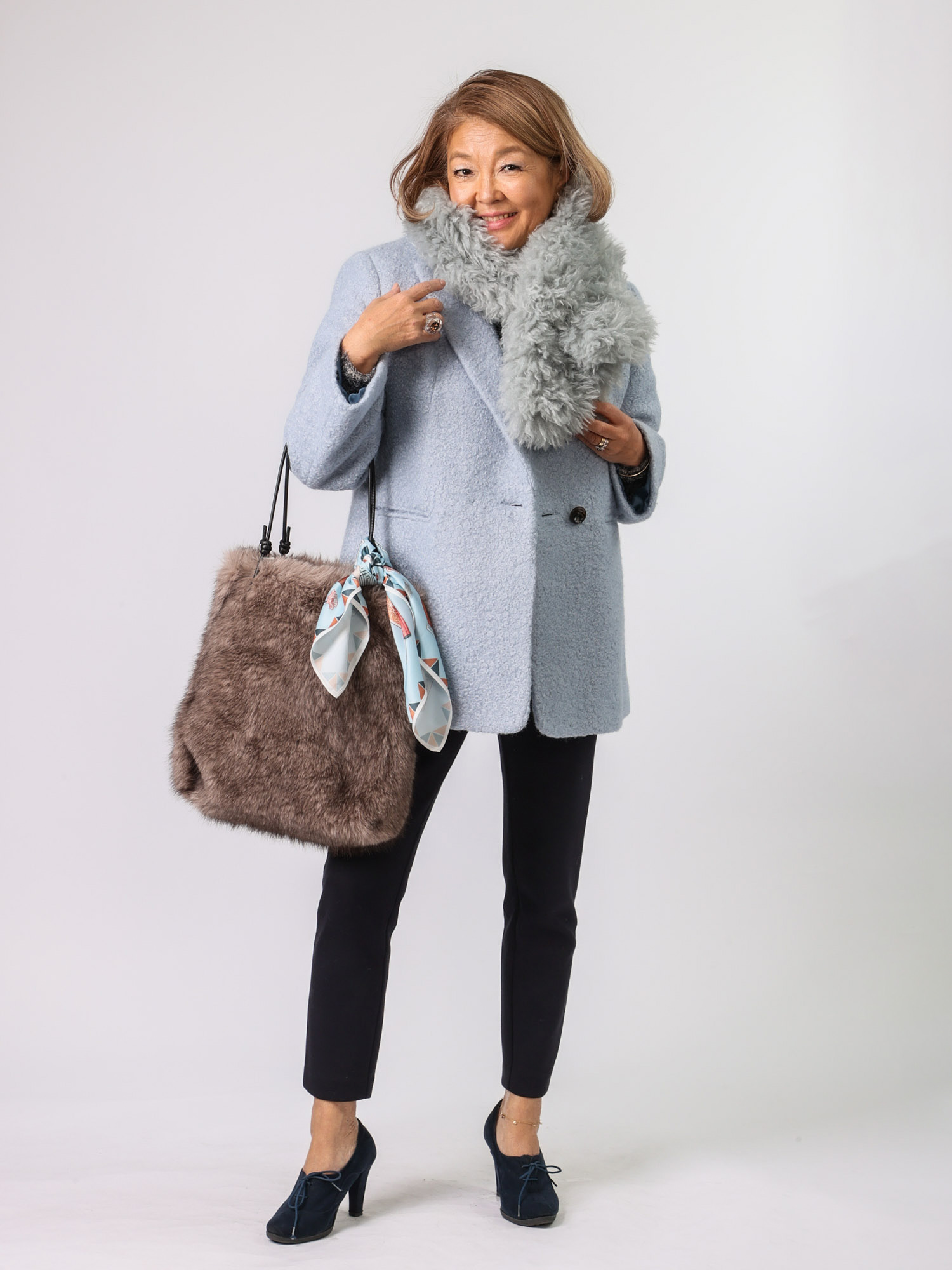 BEATRICE(大きめファーバッグ）